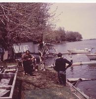 Suvio Dominick Melone and Sons Joe, Don and Ron Fishing At Blind Sodus